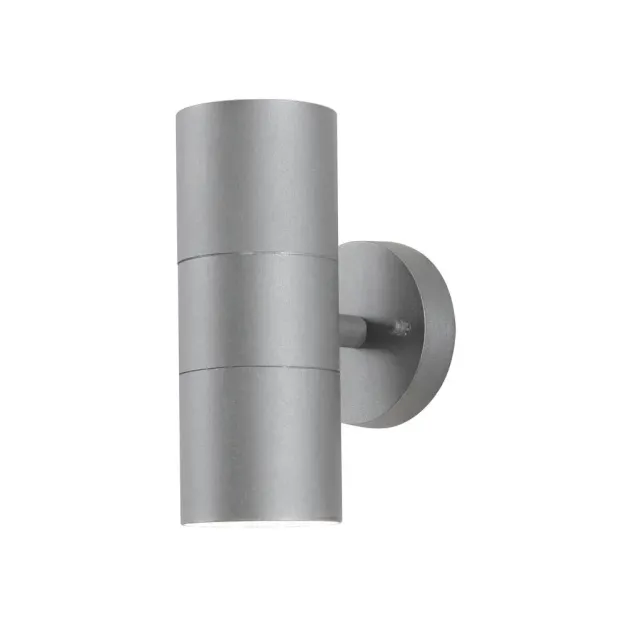 Konstsmide Modena Up/Down - buiten wandlamp - 9 x 13 x 19,5 cm - IP44 - lichtgrijs