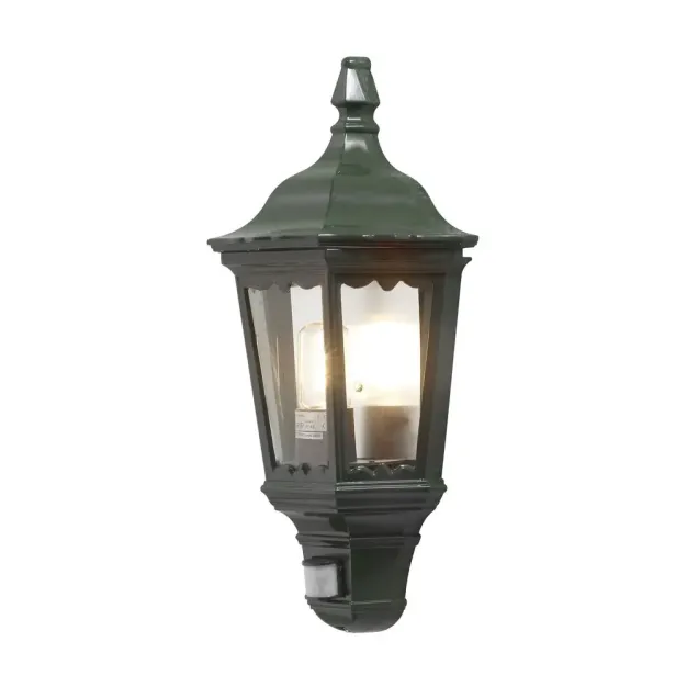 Konstsmide Firenze – buiten wandlamp met sensor – 25 x 16 x 49,5 cm – IP43 – groen
