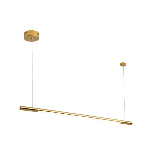Maxlight Organic - hanglamp - 100 x 140 cm - 16W dimbare LED incl. - goud