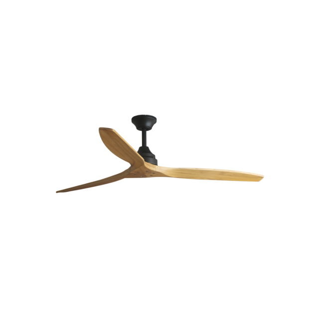 Faro ALO - plafondventilator - Ø 152 x 26 cm - 6 snelheden - incl. afstandsbediening met timer - licht hout met zwart