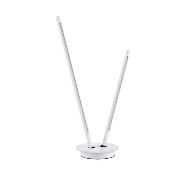 Nova Luce Intec - tafellamp - Ø 15 x 50 cm - 8W dimbaar LED incl. - zandwit