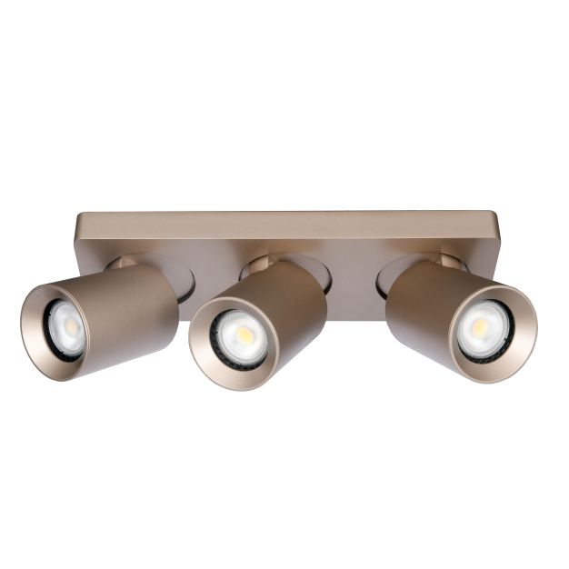 Artdelight Megano - opbouwspot 3L - 30 x 10 x 11,5 cm - champagne