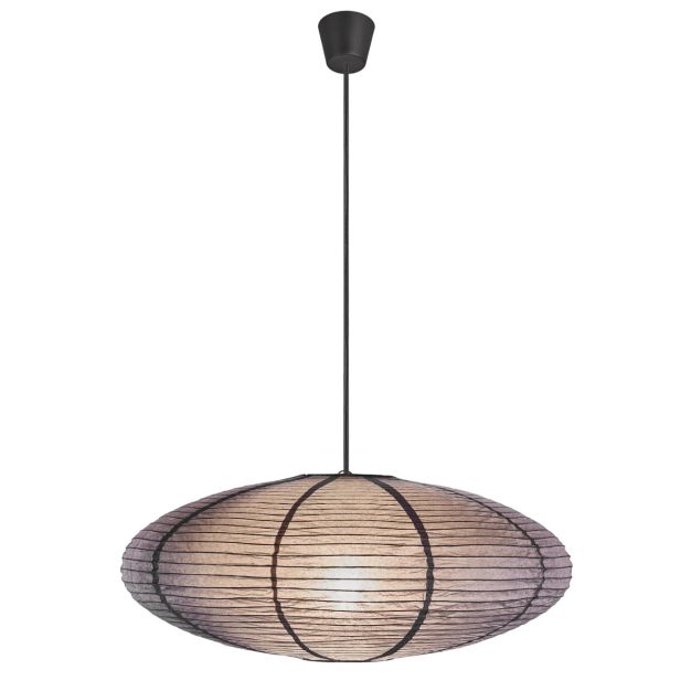 Nordlux Villo - papieren lampenkap zonder pendel - Ø 60 x 24 cm - grijs