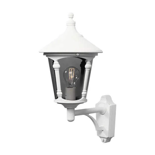 Konstsmide Virgo - buiten wandlamp -  24 x 33 x 51 cm - IP23 - mat wit