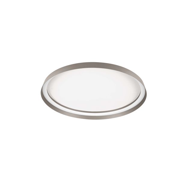 Nova Luce Ormi - plafondlamp - Ø 60 x 7 cm - 48W dimbare LED incl. - champagnebruin