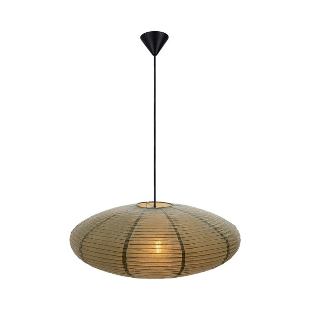 Nordlux Villo - papieren lampenkap zonder pendel - Ø 60 x 24 cm - groen
