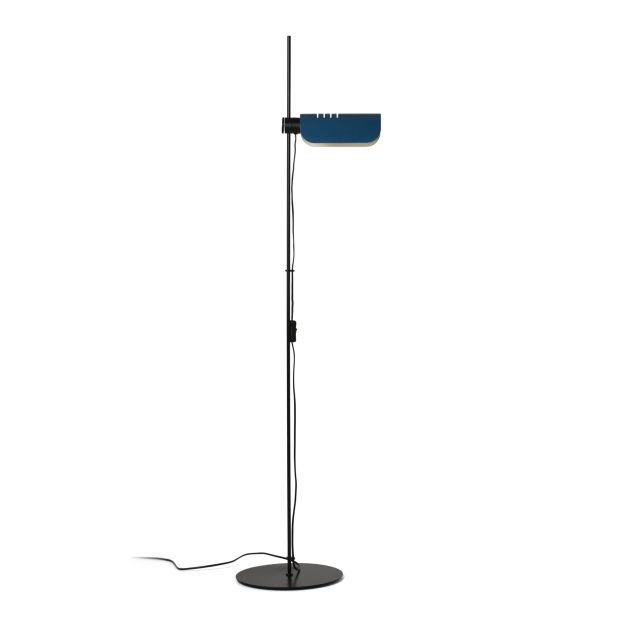 Faro Martinica - staanlamp - 41,6 x 150 cm - zwart en blauw