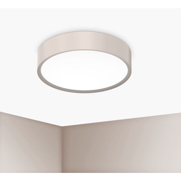 Century Italia Blanca Luxe - plafondlamp - Ø 40 x 7 cm - 24W LED incl. - champagne