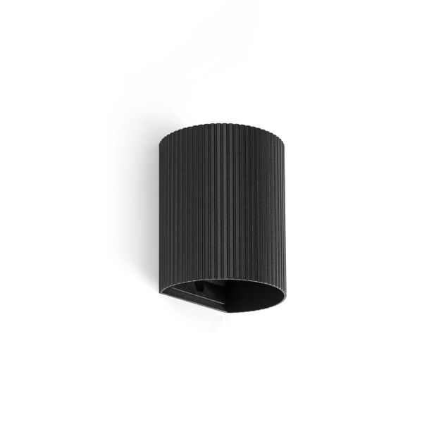 Faro Sole I - wandlamp - 8 x 10 x 6,5 cm - zwart