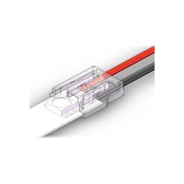 Lichtkoning - connector met 15cm kabel - voor enkelkleurige 10mm SMD LED strip