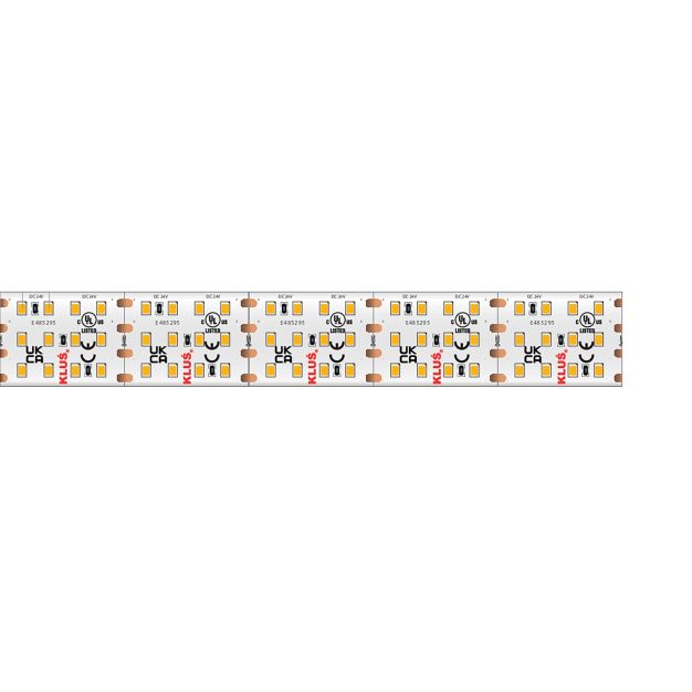Klus LED strip - 2,2cm breed, 500 cm - 24Vdc - dimbaar - 28,8W LED per meter - 420 LEDs per meter - IP20