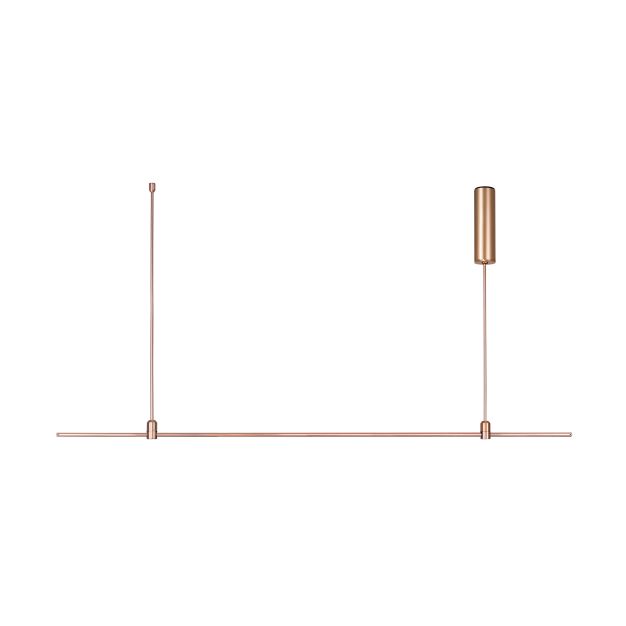 Nova Luce Grammi 04 - magnetische buisstructuur - 150 x 75 cm - 60W LED incl. - satijn goud