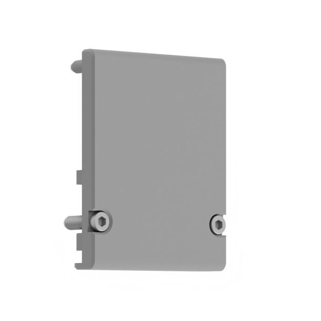 Klus Inter-plus - eindkap - 4,99 x 6,2 x 0,5 cm - grijs