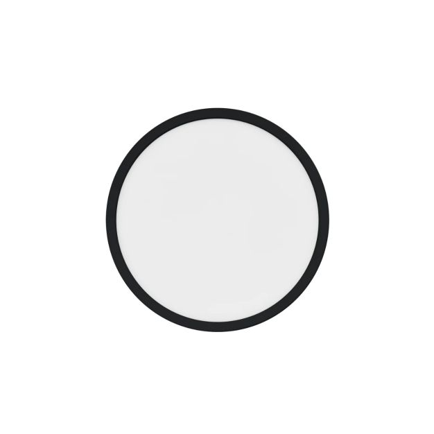 Nordlux Oja - plafondverlichting - Ø 29,4 x 2,3 cm - 3 stappen dimmer (2700K) - 18W LED incl. - zwart