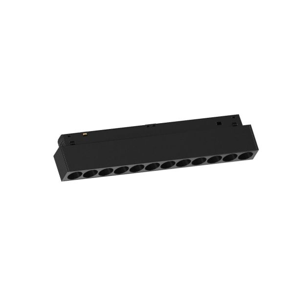 VK Lighting Eiva - magnetisch railsysteem - railbalk - 22,2 x 2,15 x 4,7 cm - 12W LED incl. - DALI dimbaar - zwart