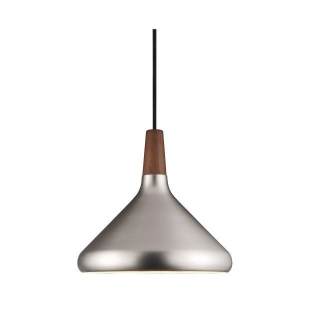 Design for the People Nori 27 - hanglamp - Ø 27 x 33,5 cm - geborsteld staal