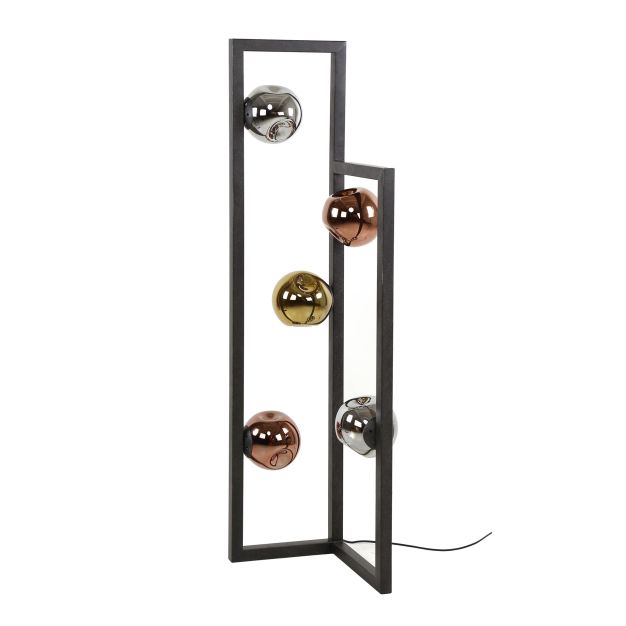Vico Stellar - vloerlamp - 130 cm - zwart