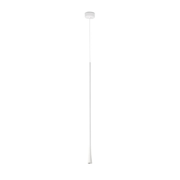 Faro Diana 800 - hanglamp - Ø 3,2 x 80 cm - 6W LED incl. - mat wit