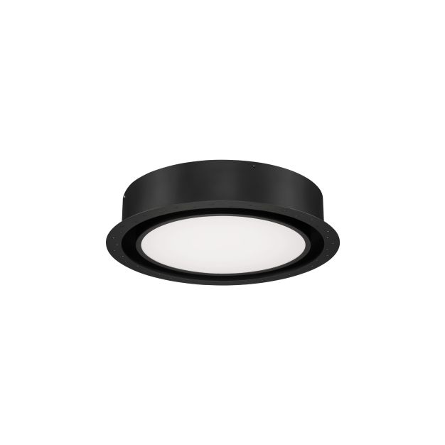 Nova Luce Perfect Profile Trimless - inbouwspot op afstandsbediening (excl.) - Ø 400 mm, 475 mm inbouwmaat - 24W dimbare LED incl. - 2700K-6000K - zwart