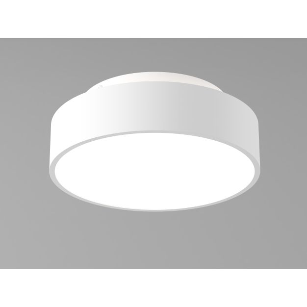 Artdelight Chicago - plafondlamp - Ø 25 x 9 cm - 19,5W dimbare LED incl. - wit