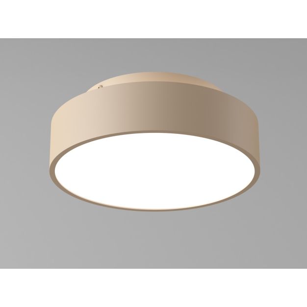 Artdelight Chicago - plafondlamp - Ø 25 x 9 cm - 19,5W dimbare LED incl. - champagne