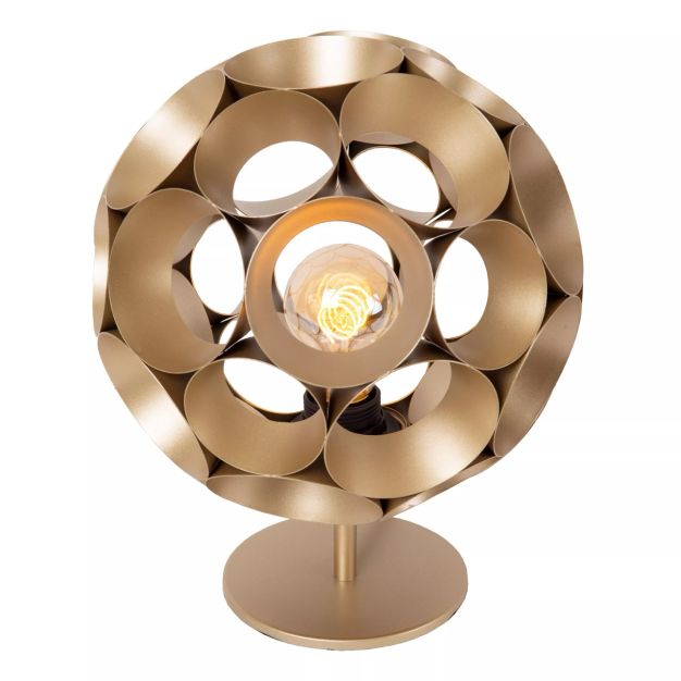 Lucide Hannelore - tafellamp - Ø 25 x 29,2 cm - goud