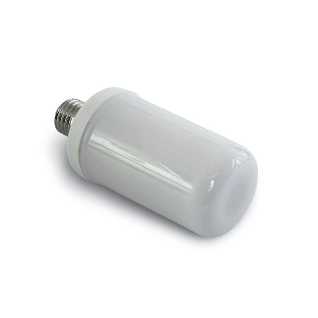 ONE Light Flickering Flame - LED lamp - Ø 6,5 x 15 cm - E27 - 6W - niet-dimbaar - 1600K - amber
