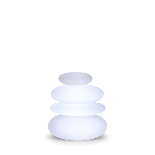 New Garden Balans - oplaadbare vloerlamp - RGB+W - 36 x 59 x 65 cm - 1W dimbare LED incl. - IP54 - wit