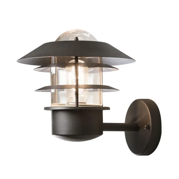 Konstsmide Modena  - buiten wandlamp - 22 x 26 x 24 cm - IP44 - zwart