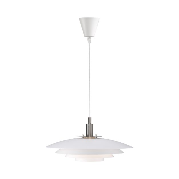 Nordlux Bretagne - hanglamp - Ø 38 x 217 cm - wit