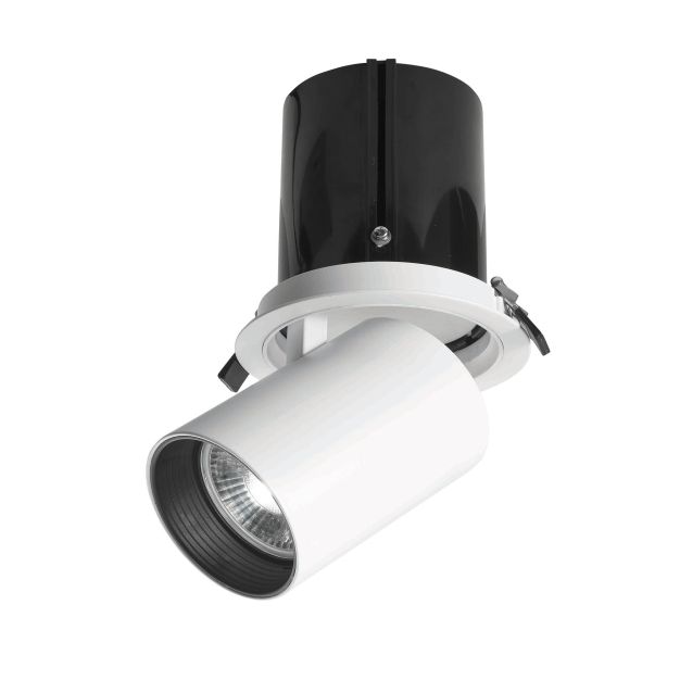 Nova Luce Juno - inbouwspot - Ø 96 mm, Ø 85 mm inbouwmaat - 15W dimbare LED incl - wit