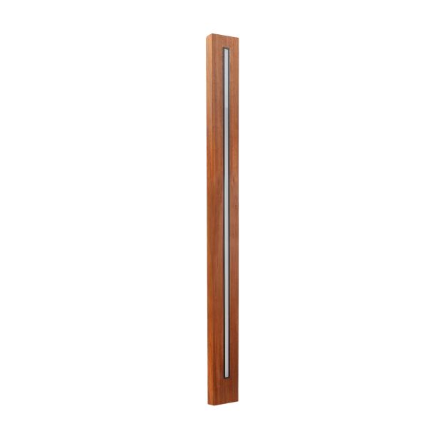 Lichtkoning Padoek Line L - tuinpaal - 4 x 8,8 x 105 cm + 45 cm voet - 9W dimbare LED incl. - IP65 - padoek