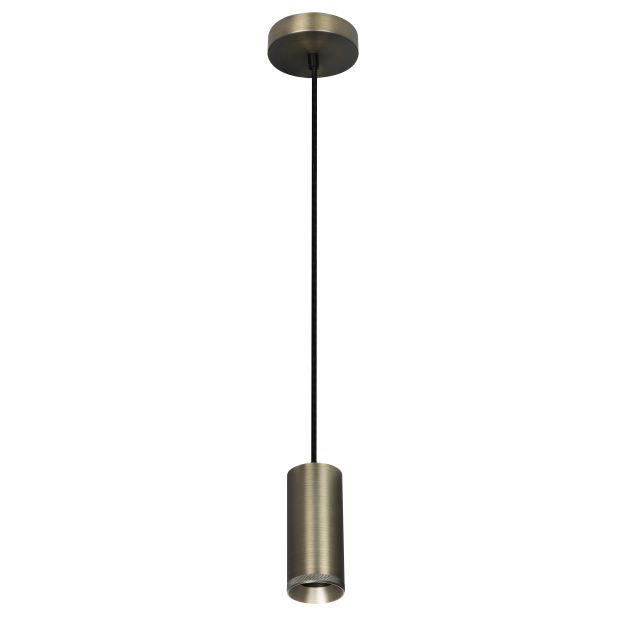 Artdelight Milano - hanglamp - Ø 6,6 x 150 cm - IP20 - antiek brons