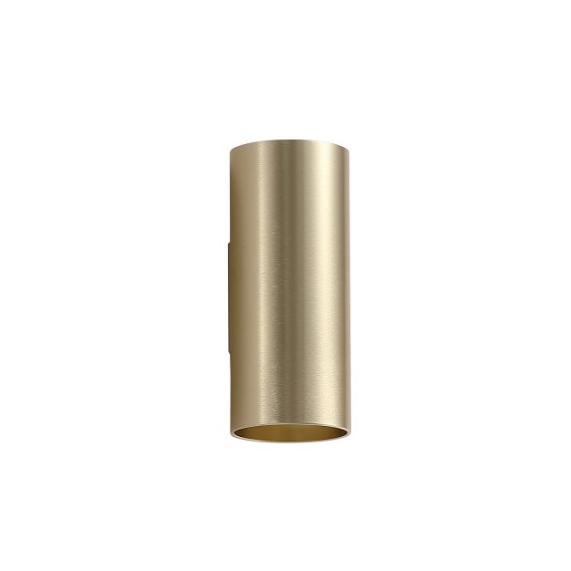 Searchlight Round - wandlamp - Ø 6,5 x 15,4 cm - goud