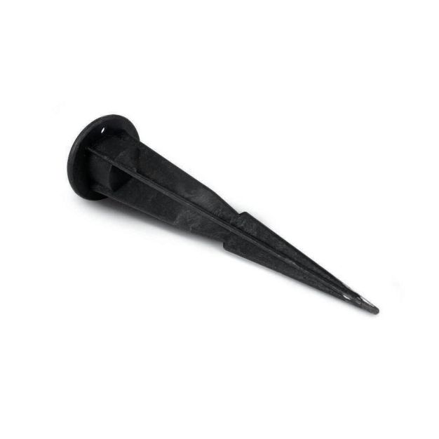 ONE Light Accessories - plastic spike voor tuinspots - Ø 4,5 x 17,2 cm - zwart