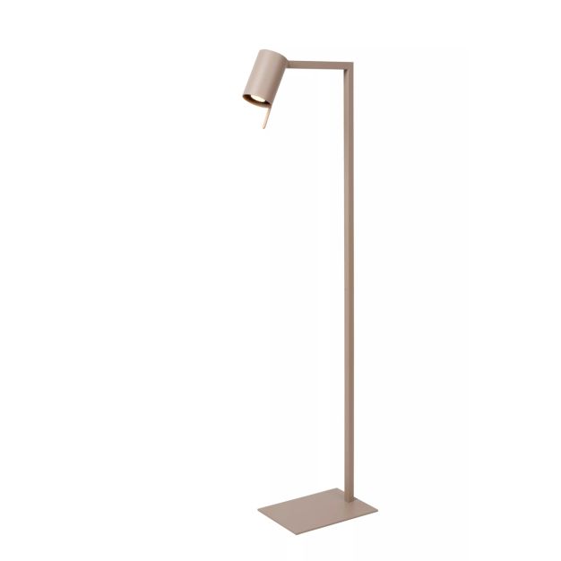 Lucide Lesley - vloerlamp - 34 x 20 x 130 cm - taupe