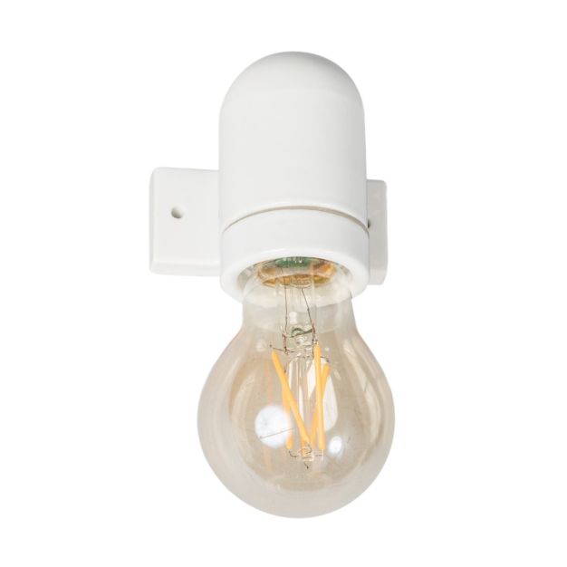 ETH Vintage Wall - wandverlichting - 7,5 x 8 x 8 cm - wit