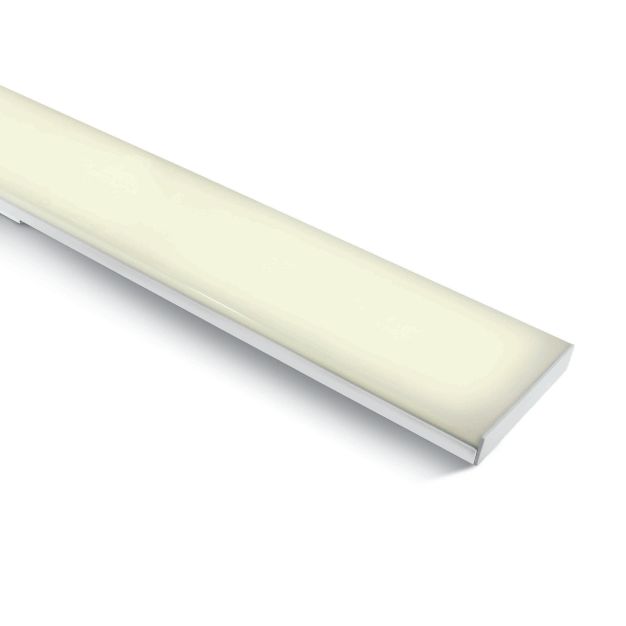 ONE Light LED Linear Floating Light - plafondverlichting - 120 x 12 x 2 cm - 48W LED incl. - wit - warm witte lichtkleur