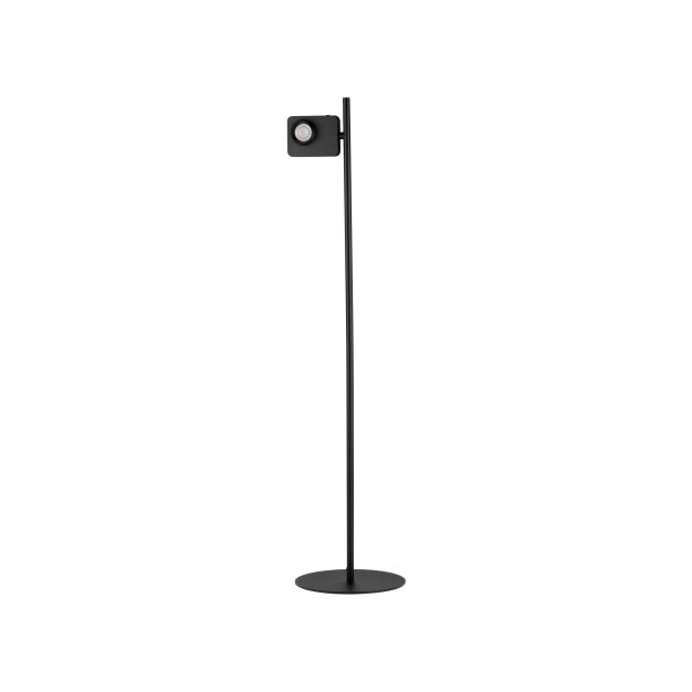 Nova Luce Kedros - staanlamp - Ø 30 x 131 cm - 9W dimbare LED incl. - zwart