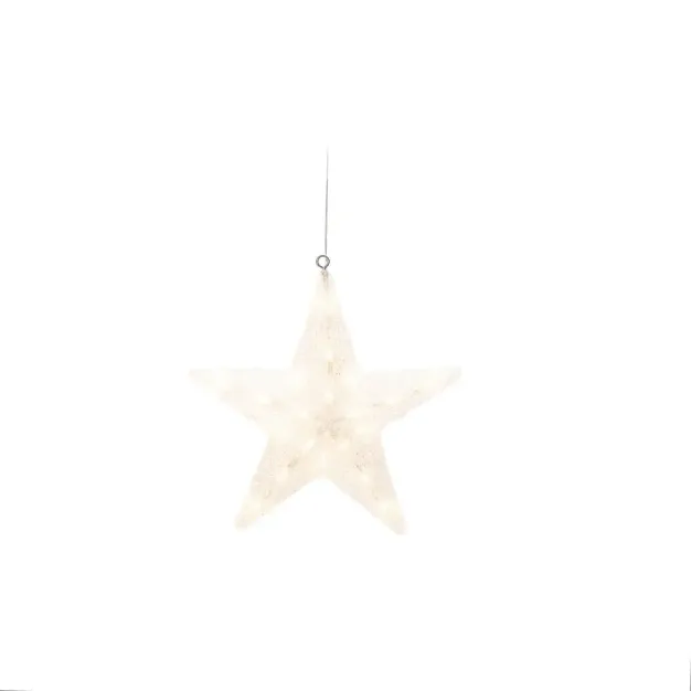 Konstsmide kerstverlichting - ster - 40 x 10 x 40 cm - IP44 - transparant