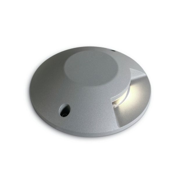 ONE Light Ground Surface Mounted Range - grondspot - Ø 20 x 4,2 cm - 6W LED incl. - IP67 - grijs