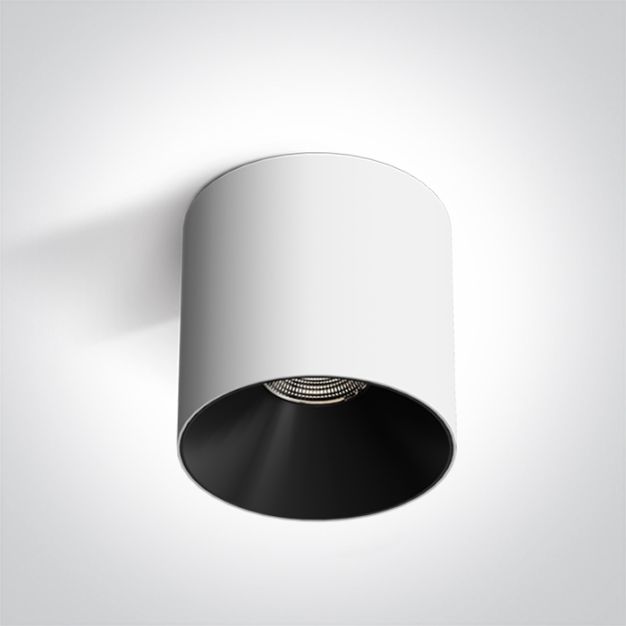 ONE Light Wall & Ceiling LED - opbouwspot 1L - Ø 10 x 10 cm - 18W LED incl. - wit