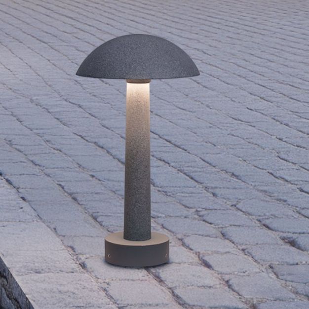 Nova Luce Tura - tuinpaal - Ø 20 x 35 cm - 7W LED incl. - IP65 - zwart