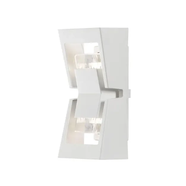 Konstsmide Potenza - buiten wandlamp - 12 x 13 x 30 cm - IP54 - wit