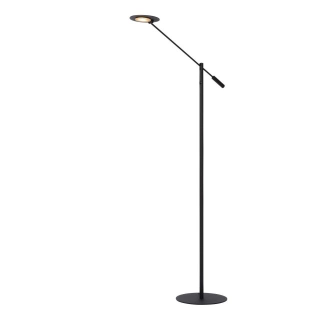 Lucide Anselmo - leeslamp - 25 x 25 x 140 - 9W LED incl. - zwart