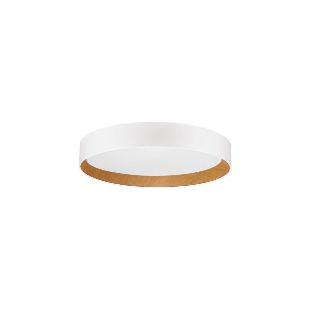 Nova Luce Stake - plafondlamp - Ø 60 x 9 cm - 50W dimbaar LED incl. - zandwit