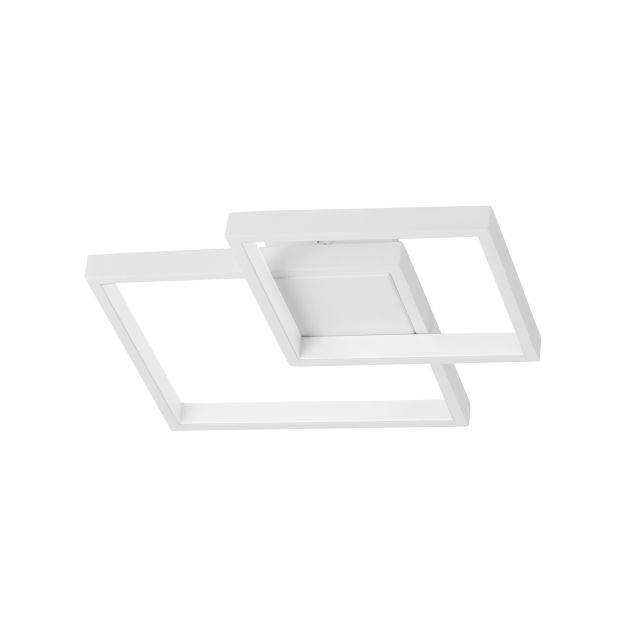 Nova Luce Porto - plafondverlichting - 32 x 32 x 6 cm - 19W LED incl. - zandwit