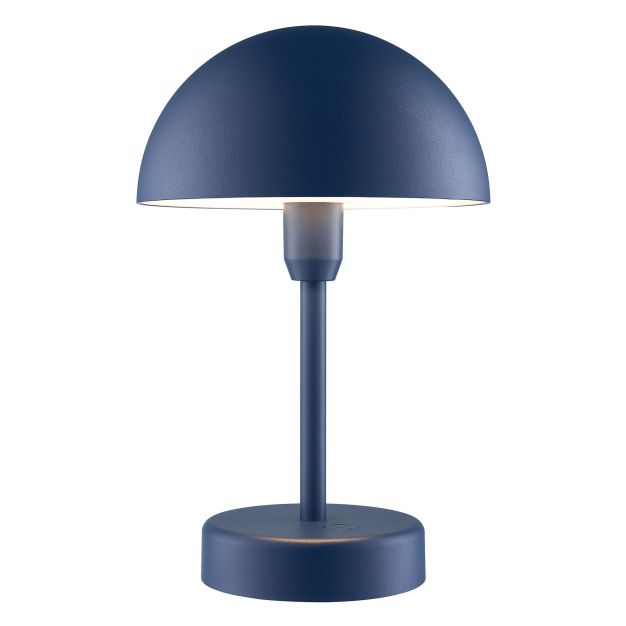 Nordlux Ellen To-Go - draadloze buiten tafellamp met laadstation - Ø 16 x 25 cm - 3 stappen dimbare - 3W LED incl. - IP44 - blauw