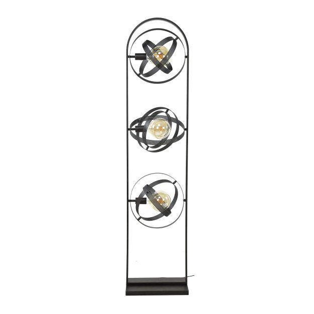 Vico Cosmos Mesh - vloerlamp - 160 cm - artic zwart
