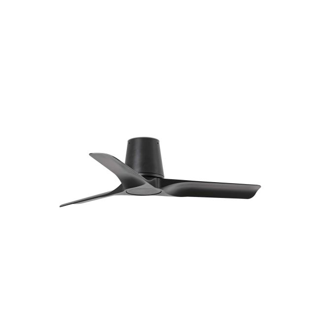 Faro Hey Tub S - plafondventilator - Ø 90 cm - mat zwart